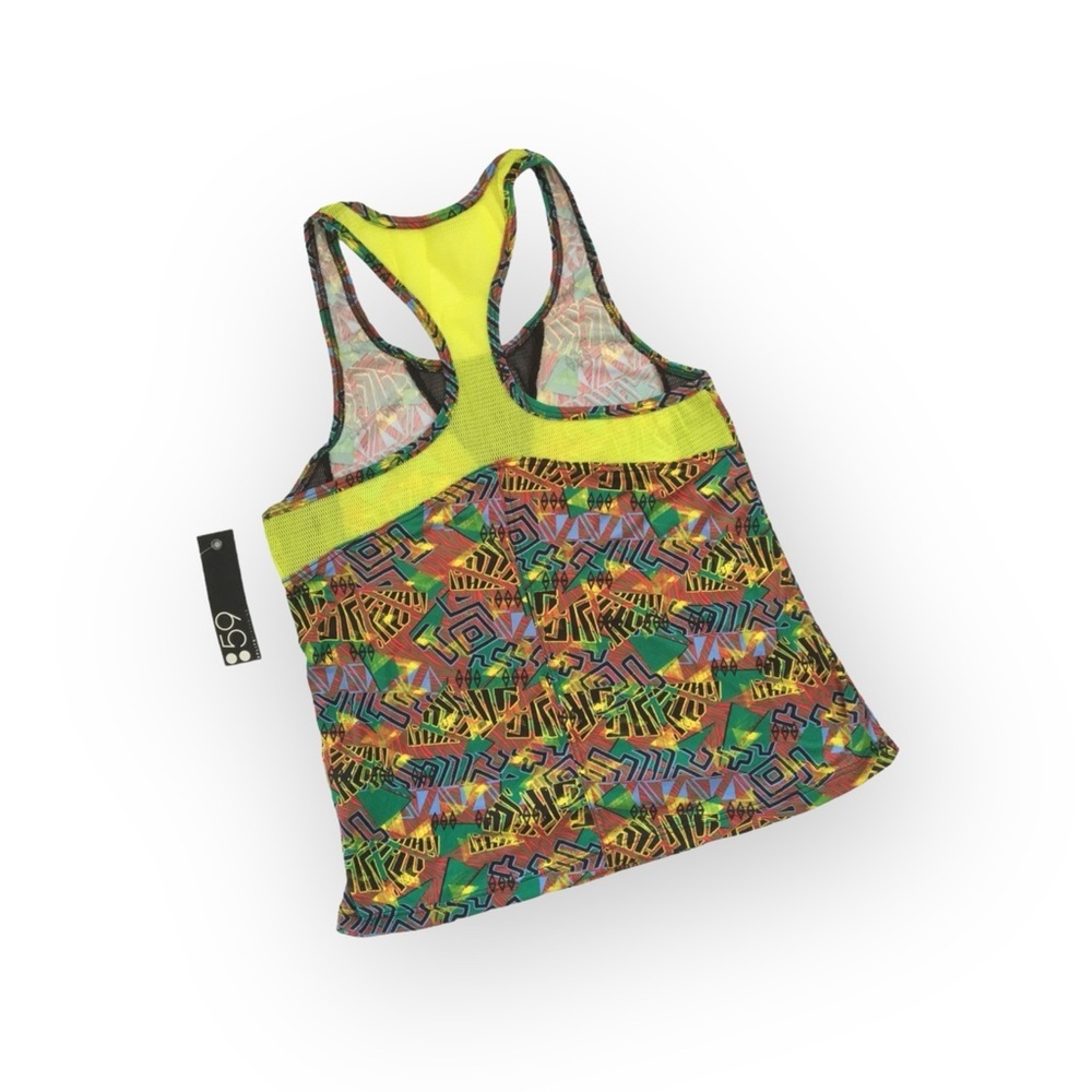 new Splits59 ϟ Sabrina Performance Athletic Tank ϟ Utopia Multi Color Print ϟ XS - Picture 12 of 16